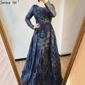 Muslim Pink Long Mermaid  With Train Luxury Evening Dresses Gowns for woman  party  Formal Dress  2025 LA70541