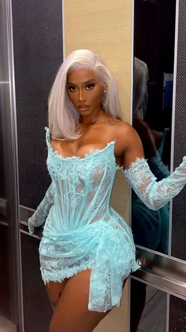 Robe de bal sexy en dentelle, robe de bal chic Y1964