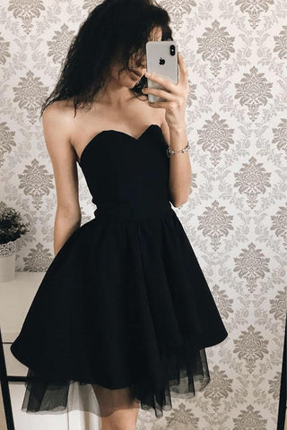 Vestidos de fiesta de bienvenida de satén rosa con escote corazón y corte en A PD244