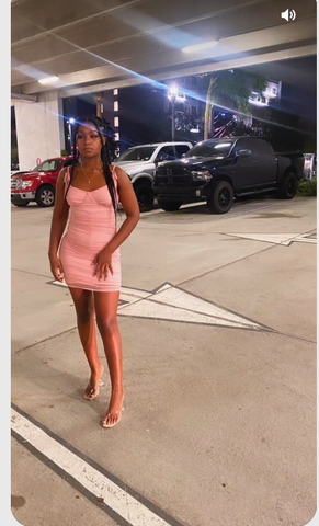 Vestido rosa sin mangas con tirantes finos, vestido sexy rosa para fiesta de bienvenida Y835