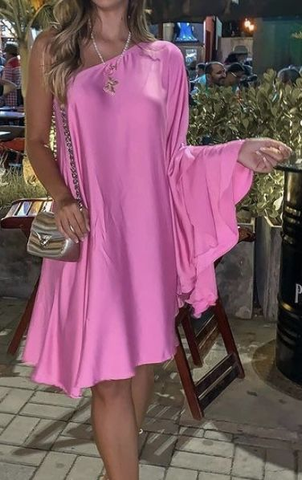 Vestido de cóctel sencillo de color liso para fiesta de bienvenida Y5606