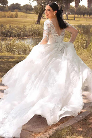 Robes de mariée rustiques en dentelle ivoire, style bohème WD716