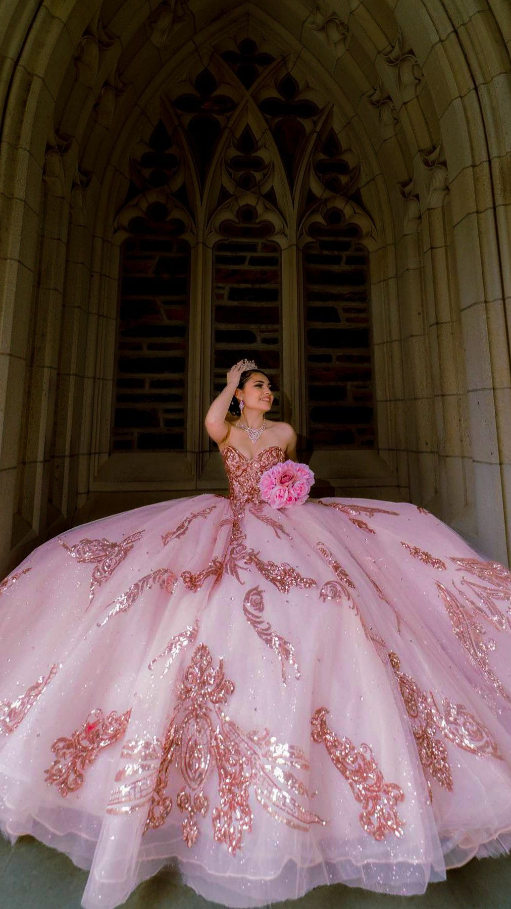 Robe de bal à sequins décolleté en cœur, robe de quinceañera, robe de sweet 16 Y2268