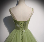 Robe de soirée longue verte pour fille, robe de bal pour femme, robe de remise de diplôme Y4379