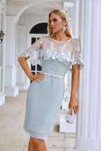Robe de soirée en mousseline de soie pour femme, style minimaliste, en dentelle, pour demoiselle d'honneur, pour fête de mariage, 28113 