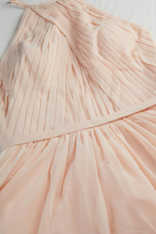 Vestido de noche de gasa con cuello halter para dama de honor, ideal para bodas, fiestas y playa, 28104 