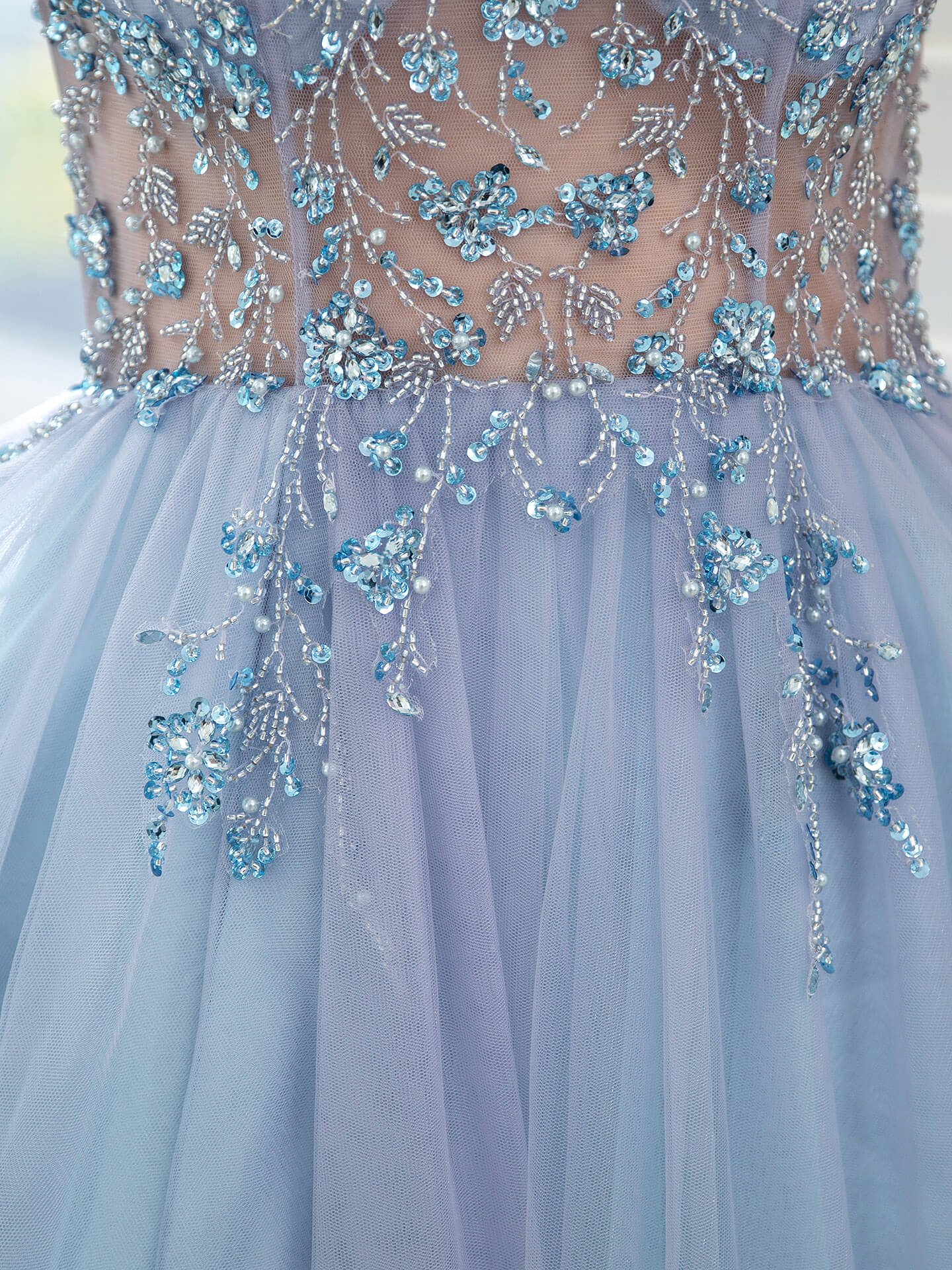 Boutique Evening Dresses Luxury Beaded Prom Dress Luxury Evening Party Dresses Spaghetti Strap Dressblee