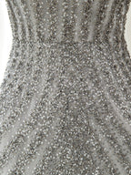 Baoleely Mermaid / Trumpet Luxurious Sexy Formal Evening Dresses Prom Dresses Long Sleeves Bridesmaid Dresses