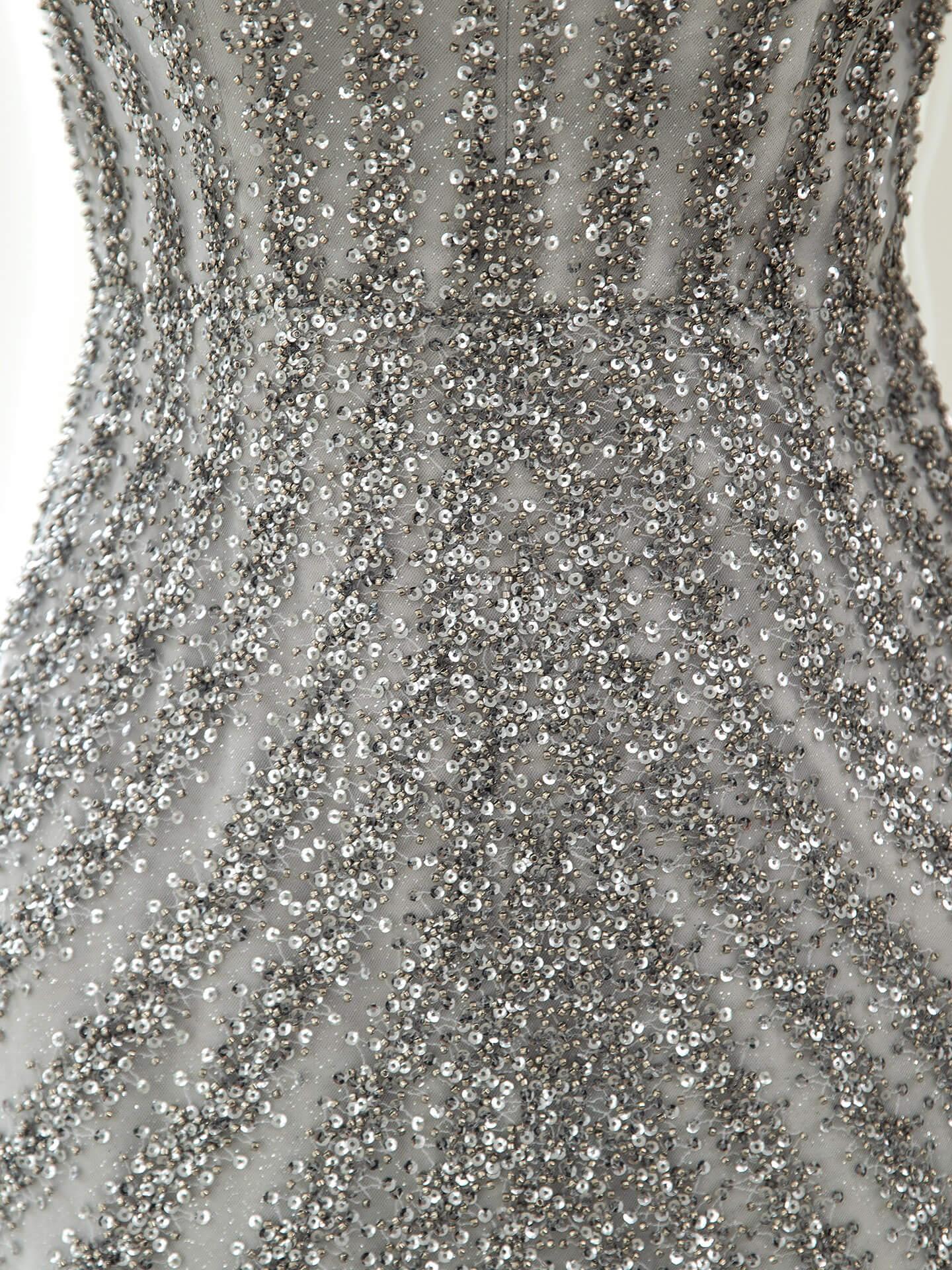 Baoleely Mermaid / Trumpet Luxurious Sexy Formal Evening Dresses Prom Dresses Long Sleeves Bridesmaid Dresses