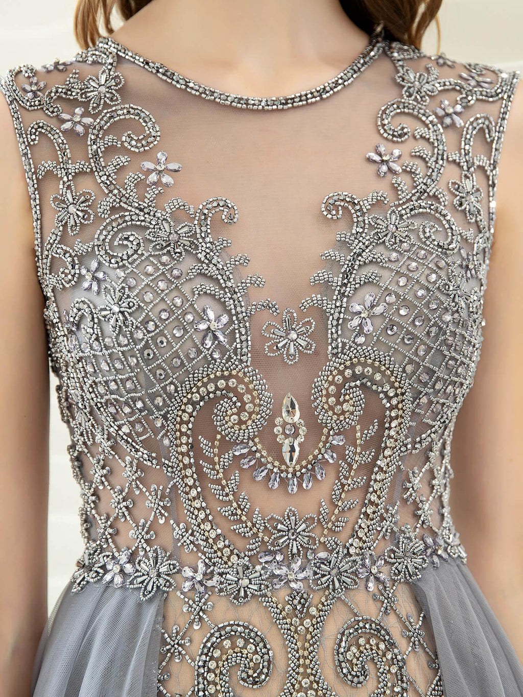 Baoleely Mermaid / Trumpet Luxurious Glittering Fairy Sexy Formal Evening Dresses Prom Dresses Sleeveless