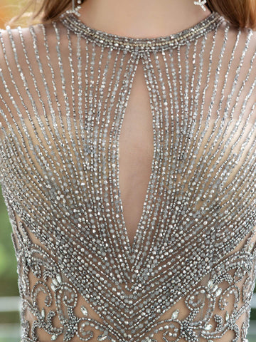 Baoleely Mermaid / Trumpet Beaded Luxurious Sexy Formal Evening Dresses