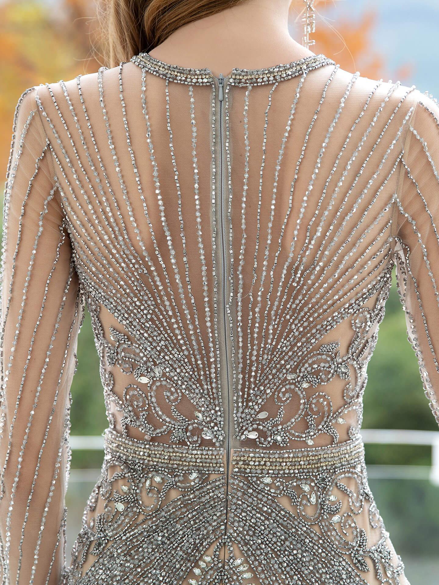 Baoleely Mermaid / Trumpet Beaded Luxurious Sexy Formal Evening Dresses