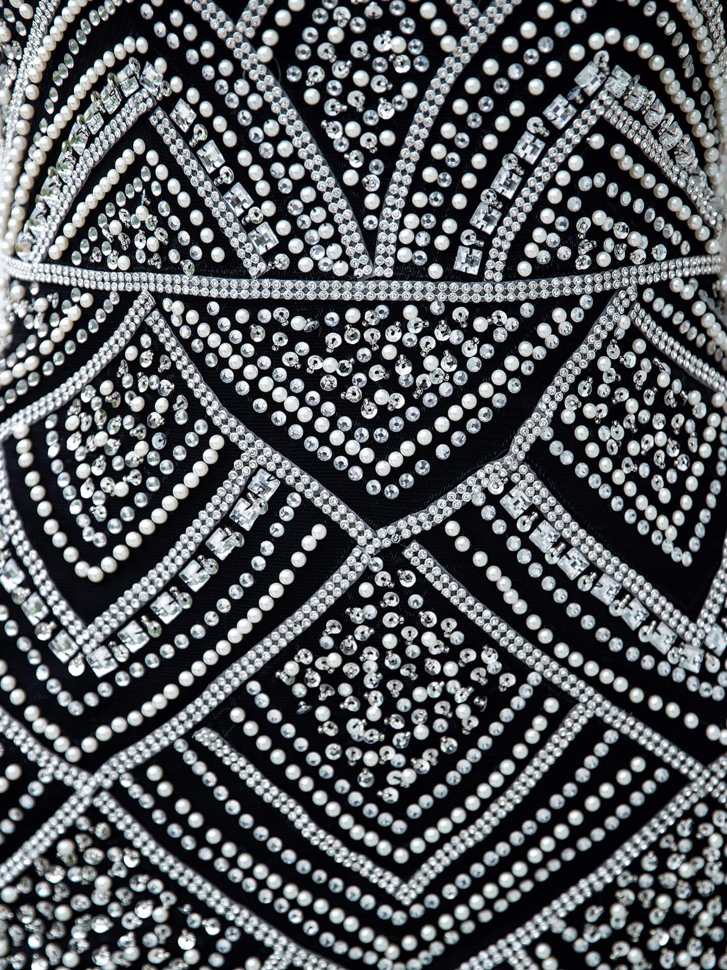 Baoleely Mermaid / Trumpet Beaded Luxurious Sexy Formal Evening Dresses Spaghetti Strap Sleeveless Floor Length Prom Dresses