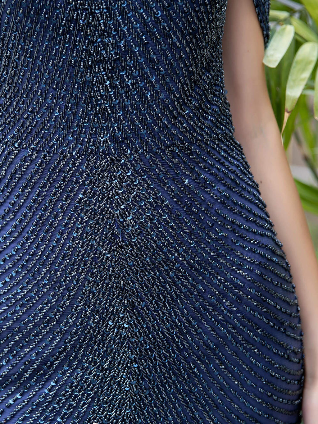 Baoleely Mermaid Trumpet Split Beaded Luxurious Sexy Formal Evening Dresses Sleeveless Floor Length Prom Dresses