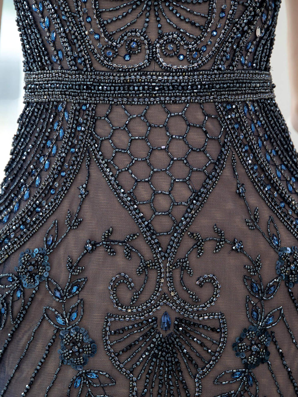 Baoleely Mermaid / Trumpet Beaded Luxurious Sexy Formal Evening Dresses Cap Sleeveless Floor Length Prom Dresses