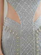 Baoleely Mermaid Beaded Luxurious Fashion Formal Evening Dresses Sleeveless Floor Length