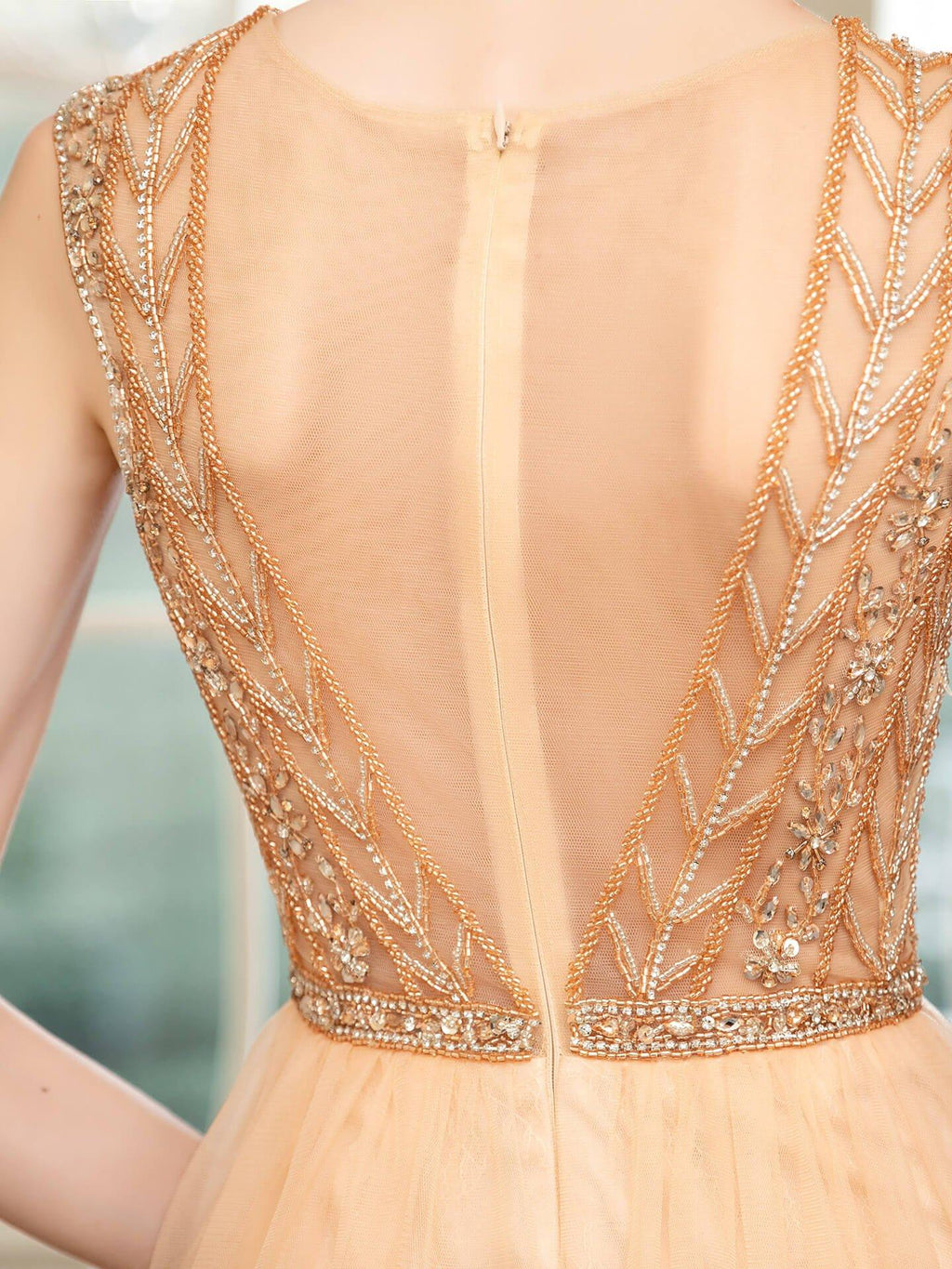 Baoleely Mermaid Beaded Luxurious Fashion Formal Evening Dresses Sleeveless Floor Length