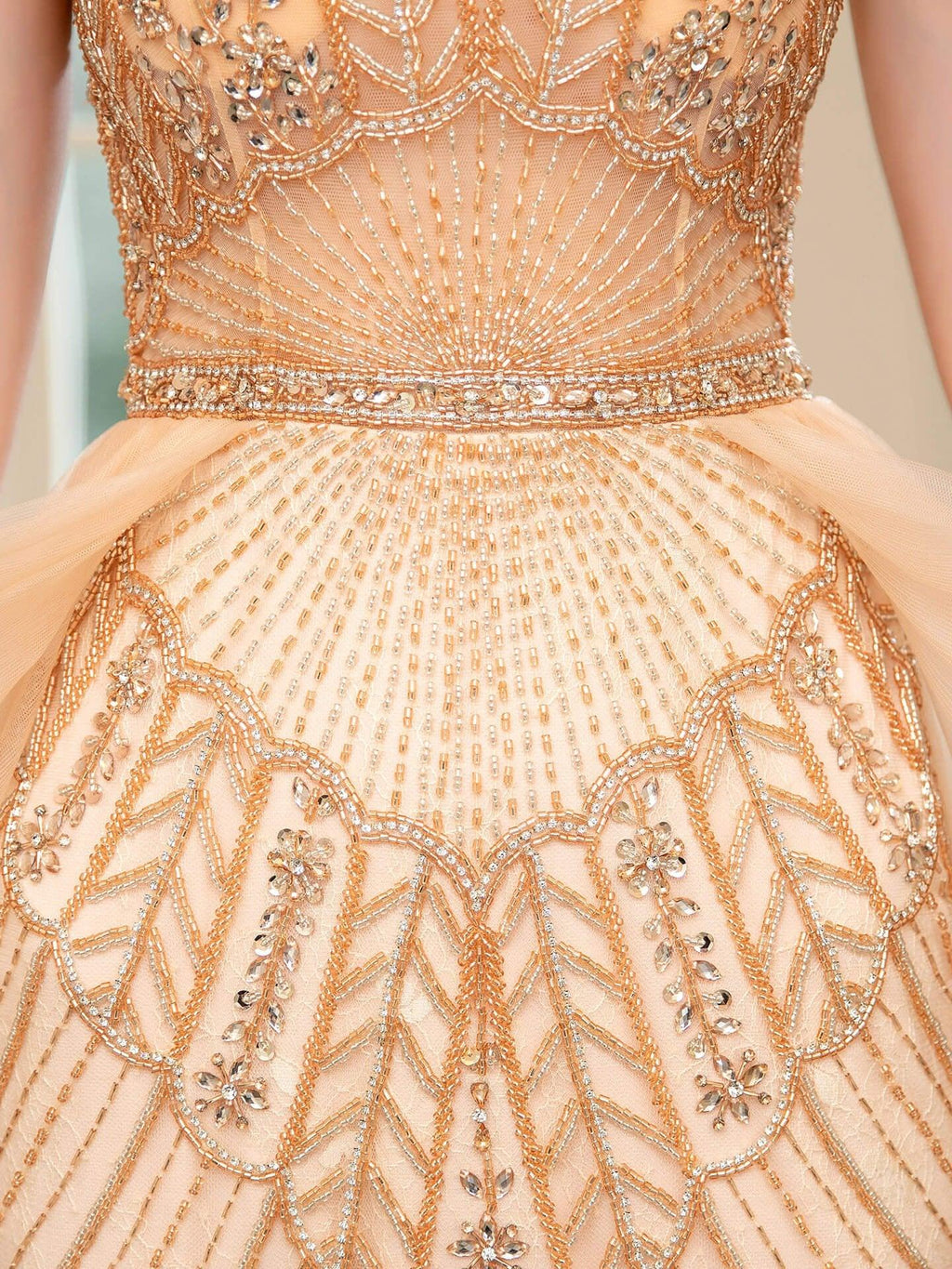 Baoleely Mermaid Beaded Luxurious Fashion Formal Evening Dresses Sleeveless Floor Length