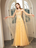 Baoleely A-line Beaded Luxurious Fashion Formal Evening Dresses Sleeveless Floor Length Prom Dresses