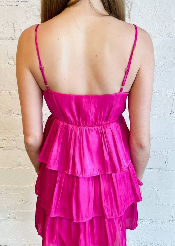 Vestido de fiesta de bienvenida con escote en V, corte en A y tirantes finos, modelo Y2282