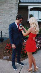 Red Strapless Tight Homecoming Dress 22nd Birthday Party Dress Y2976