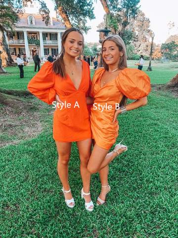 Vestido de fiesta con escote en V profundo, lindo vestido de fiesta Y1885