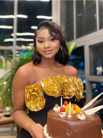 Gorgeous Black Off The Shoulder Flowers Long Evening Dress Mermaid Prom Dress Y8476