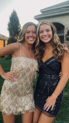 Robe fourreau à sequins sexy pour bal de promo Y2283