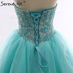 Long Train Wedding Dress Strapless Beading Flowers Tulle Sexy Off The Shoulder Bridal Gwon 2025 Real Picture HM66253