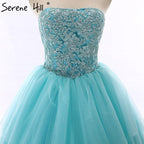 Long Train Wedding Dress Strapless Beading Flowers Tulle Sexy Off The Shoulder Bridal Gwon 2025 Real Picture HM66253