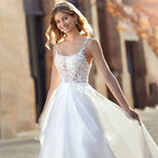 Vestidos de novia de sirena de lujo, sin mangas, con hombros descubiertos, espalda descubierta, apliques, tirantes finos, estilo sirena, colección 2025, con encaje, apliques y un toque sexy.