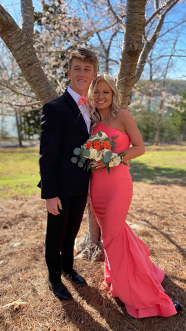 Impresionante vestido de sirena de un solo hombro para baile de graduación, vestido de noche, vestido de gala Y5309