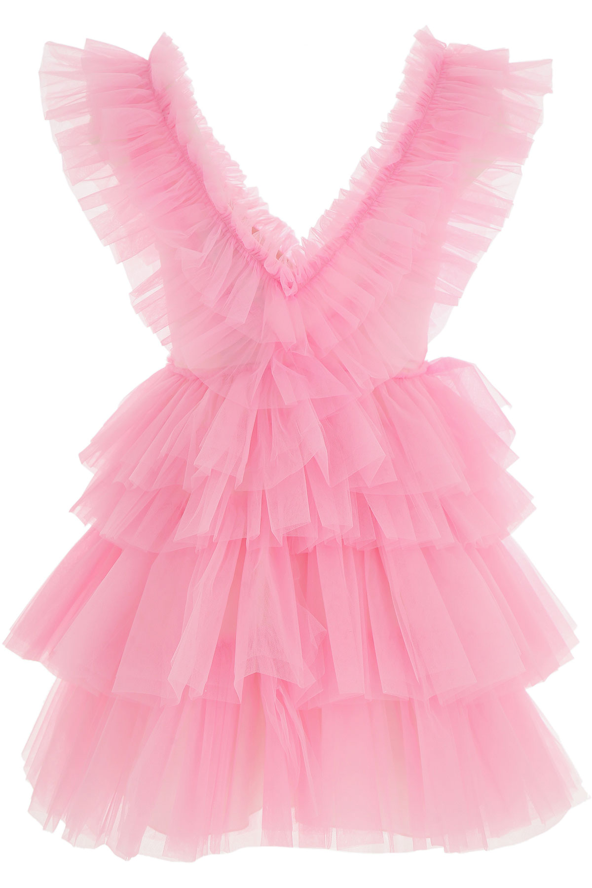 Precioso vestido rosa de tul corte A para fiesta de bienvenida, vestido rosa de graduación Y2451