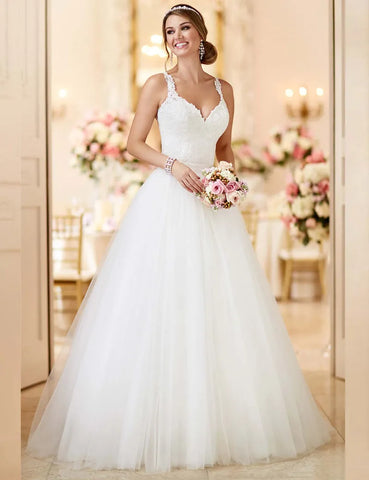 MANRAY Beach Wedding Dress With Detachable Skirt See Through Back Bridal Gowns Lace Appliques Sleeveless Vestidos De Mariee