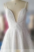 Vestido corto de tirantes finos estilo línea A, barato, para fiesta de graduación o baile de bienvenida