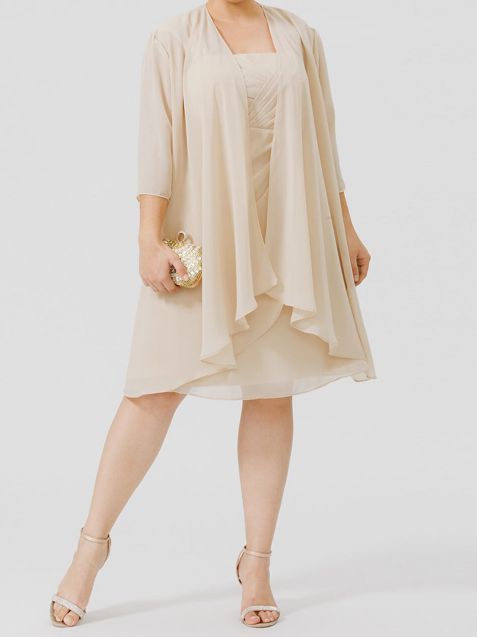 Robes de mariée trapèze/princesse pour la mère de la mariée avec veste 