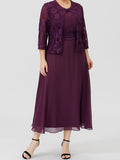 Vestidos de corte princesa/línea A para la madre de la novia con apliques y chaqueta 