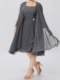 Robes de mariée trapèze/princesse pour la mère de la mariée avec veste 