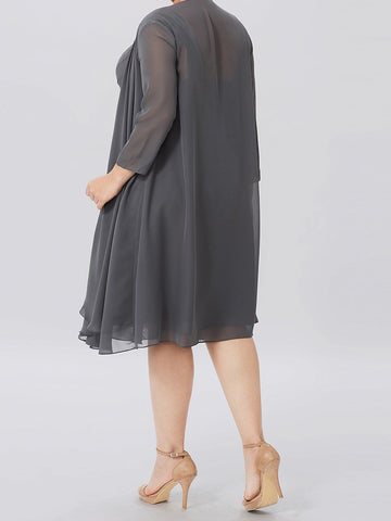 Vestidos de corte princesa/línea A para la madre de la novia con chaqueta 