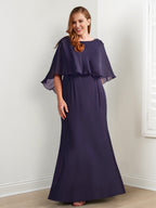 Vestidos de corte recto/columna para la madre de la novia con pedrería 