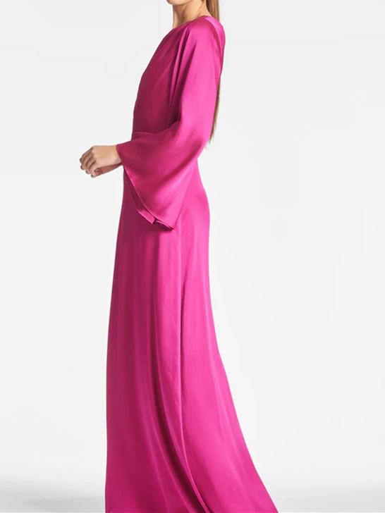 Vestidos de corte recto/columna de un solo hombro hasta el suelo para la madre de la novia 