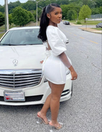 Classic Graduation Outfit Dress,White Short Homecoming Dress Deep V Neck Party Dress Y2005
