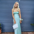 Robe de soirée longue sexy à découpe taille haute, robe de fête charmante Y4459