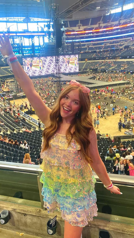 Women Sequin Glitter Layered Homecoming Dress Y2476