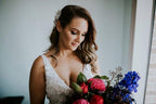 Baoleely Wonderful Illusion V-neck Sleeveless Lace Floor-length Mermaid Wedding Dress,MW444