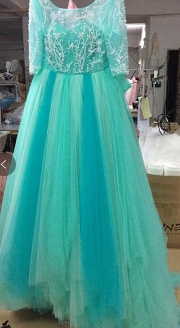 On Sale No Return No Refund Mixed color beading backless wedding dresses sexy women girl bridal dress gown 2025 Real Photo HA2054