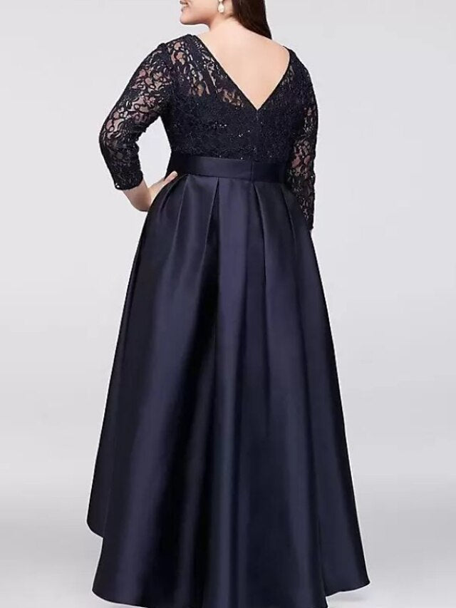 Vestidos asimétricos de corte princesa/línea A para la madre de la novia 