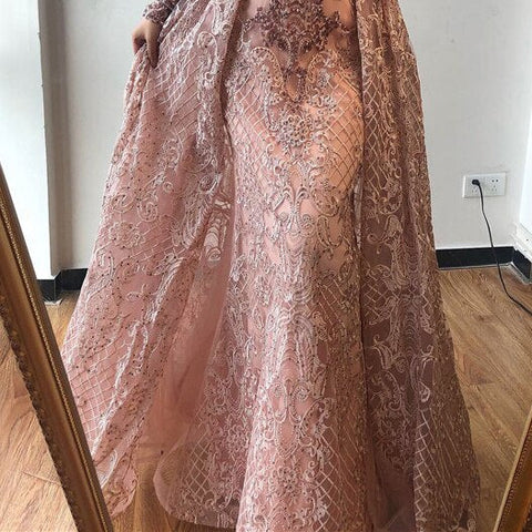 On Sale no return no refundSale Muslim Black Crystal Long Sleeves Evening Dresses 2025 Mermaid Luxury High-end Evening Gowns Plus Size LA70419