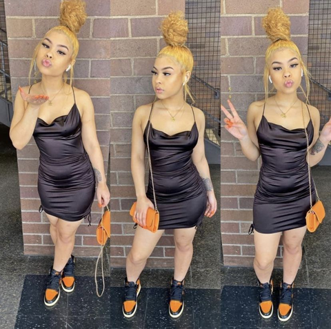 Vestido negro sexy para fiesta de bienvenida, minivestido negro, vestido de cóctel Y2192