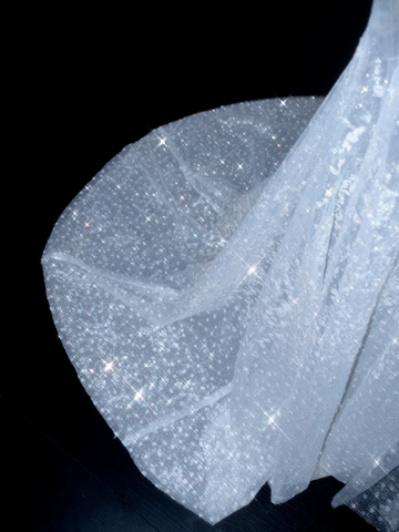 Beautiful Mermaid Sequin Beaded Evening Dress Blue Tulle Prom Dress Y8690